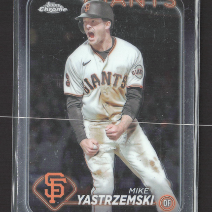 2024 Topps Chrome Mike Yastrzemski #87