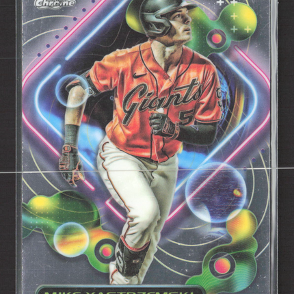 2023 Topps Chrome Cosmic Mike Yastrzemski #133