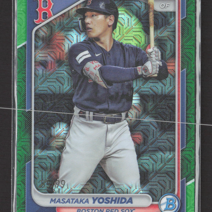 2024 Bowman Chrome Mosaic Masataka Yoshida #5 Green 85/99