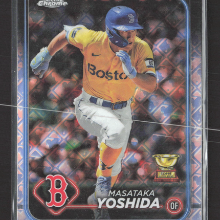 2024 Topps Chrome Masataka Yoshida #63 X-Fractor Topps All-Star Rookie