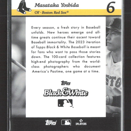 2023 Topps Black & White Masataka Yoshida #6 RC