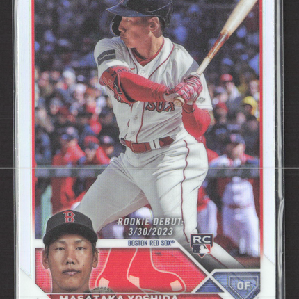 2023 Topps Chrome Update Series Masataka Yoshida #USC174 RC