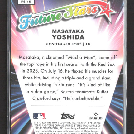 2024 Topps Chrome Future Stars Masataka Yoshida #FS-15