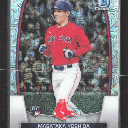 2023 Topps Bowman Chrome Mojo Masataka Yoshida #58 Refractor RC