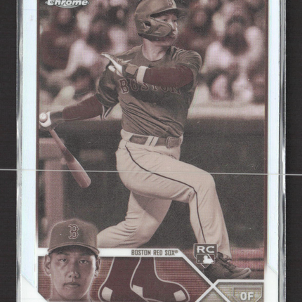 2023 Topps Chrome Masataka Yoshida #167 Sepia Refractor RC