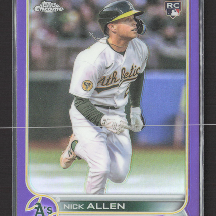 2022 Topps Chrome Nick Allen #USC117 Purple RC