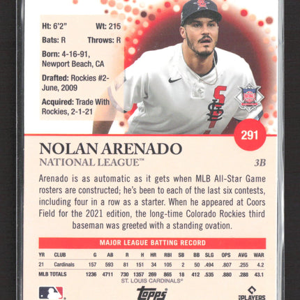 2022 Topps Pristine Nolan Arenado #291