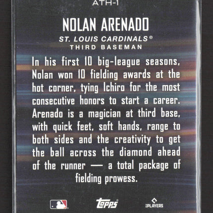 2024 Topps Around the Horn Nolan Arenado #ATH-1 Black 285/299