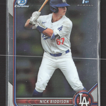 2022 Bowman Chrome Draft Nick Biddison #BDC-165