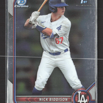 2022 Bowman Chrome Nick Biddison #BDC-165 1st Bowman