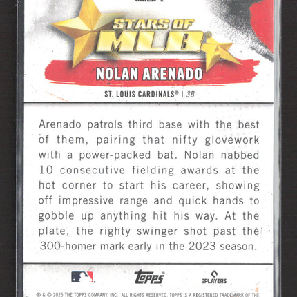 2025 Topps Stars of MLB Nolan Arenado #SMLB-1