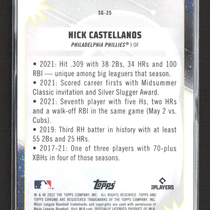 2017 Topps Chrome Sonic Nick Castellanos #SG-25