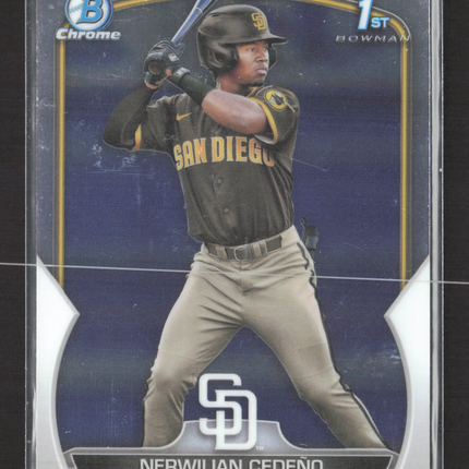 2023 Bowman Chrome Nerwilian Cedeño #BCP-81 1st Bowman