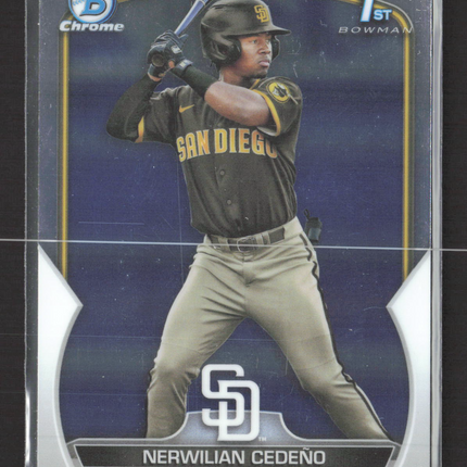 2023 Bowman Chrome Nerwilian Cedeño #BCP-81 1st Bowman