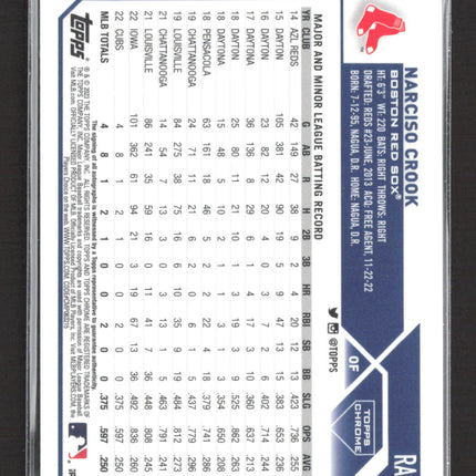 2023 Topps Chrome Narciso Crook #RA-NC RC