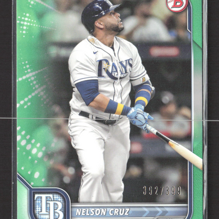 2022 Bowman Nelson Cruz #73 Green