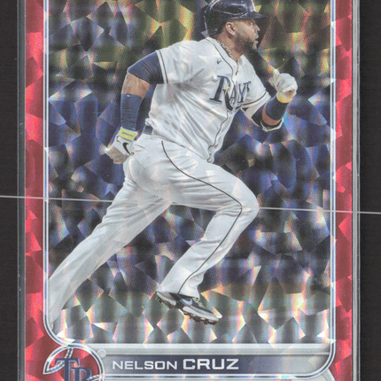 2022 Topps Series 1 Nelson Cruz #104 Red Foilboard Foil