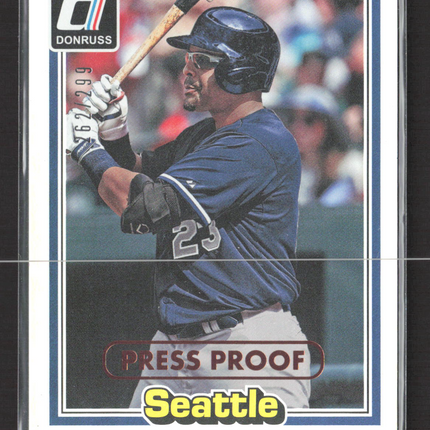 2015 Panini Donruss Nelson Cruz #222 Press Proof