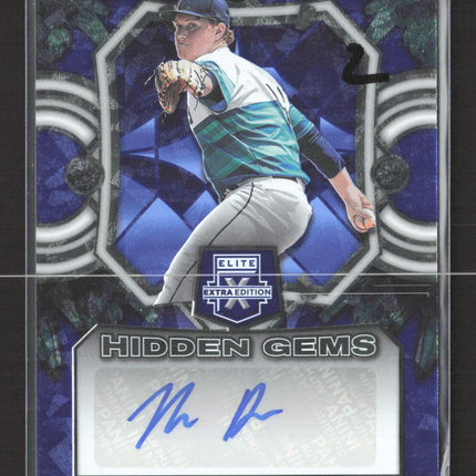 2023 Panini Elite Extra Edition Nolan DeVos #HG-NDV Hidden Gems