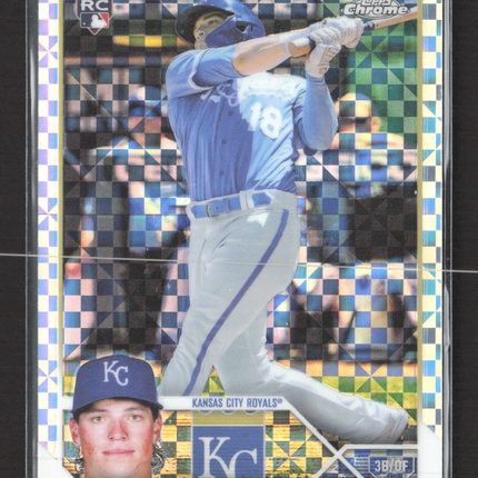 2022 Topps Chrome Nate Eaton #96 X-Fractor RC