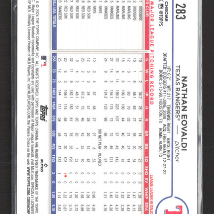 2024 Topps Chrome Nathan Eovaldi #283