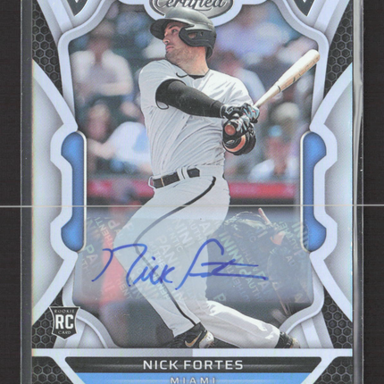 2022 Panini Chronicles Certified Baseball Nick Fortes #17 RC