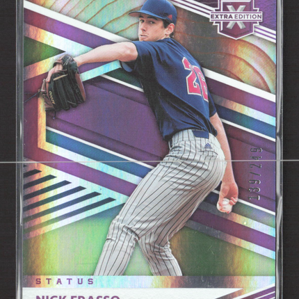 2020 Panini Elite Extra Edition Nick Frasso #112 Status Die-Cut 139/249