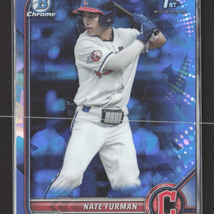 2023 Topps Bowman Draft Chrome Nate Furman #BDC-182 Blue Sapphire
