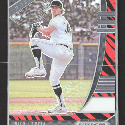 2020 Panini Prizm Draft Picks Nick Garcia #PDP79 Tiger Stripe 17/99