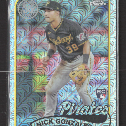 2024 Topps Chrome Silver Pack Mojo Refractor Nick Gonzales #T89C-28 RC