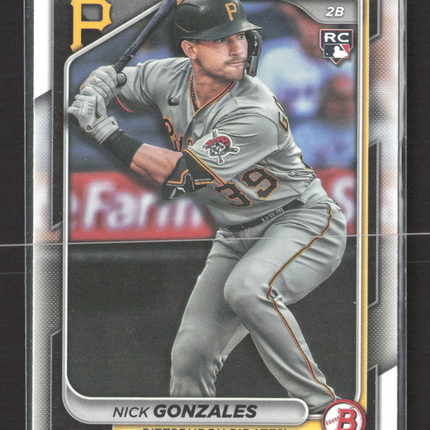2024 Bowman Nick Gonzales #62 RC