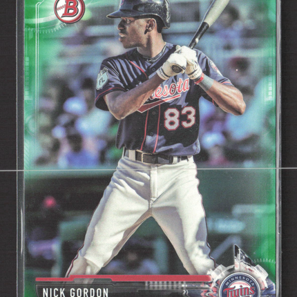 2017 Bowman Nick Gordon #BD-191 Green