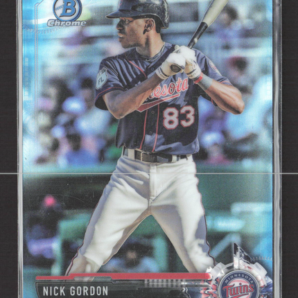 2017 Bowman Chrome Nick Gordon #BDC-191 Blue Refractor 170/399