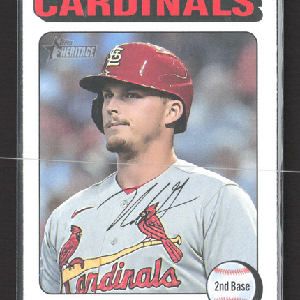 2024 Topps Heritage Nolan Gorman #173