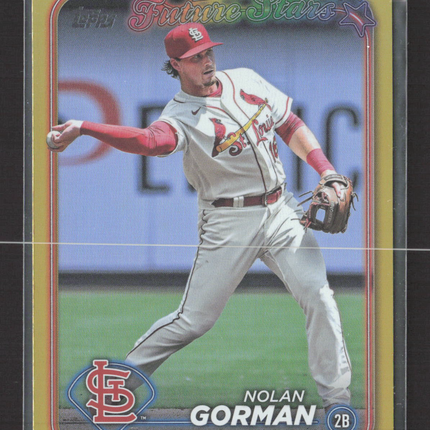 2024 Topps Series 2 Future Stars Nolan Gorman #591 Gold