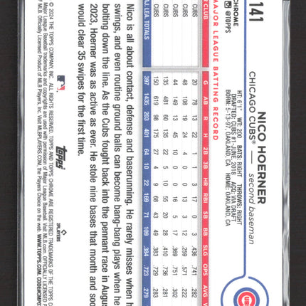 2024 Topps Chrome Nico Hoerner #141
