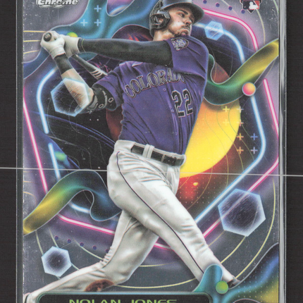 2023 Topps Chrome Cosmic Nolan Jones #74 RC