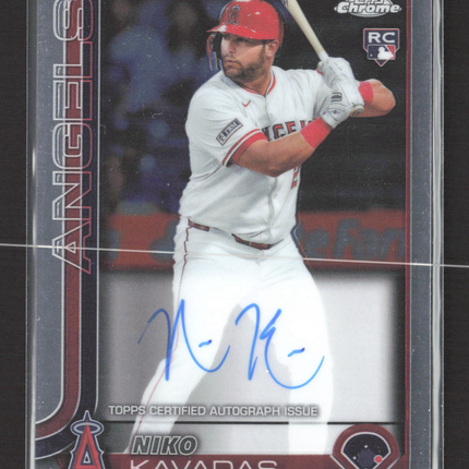 2025 Topps Chrome Niko Kavadas #RA-NK RC auto
