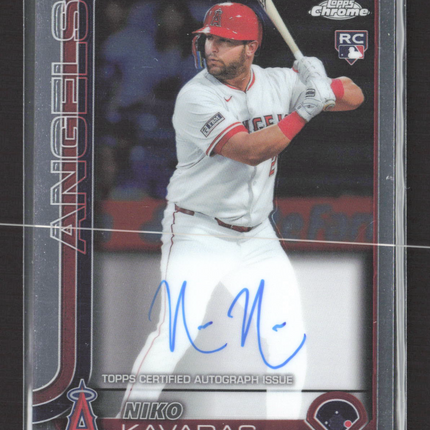 2025 Topps Chrome Niko Kavadas #RA-NK RC auto