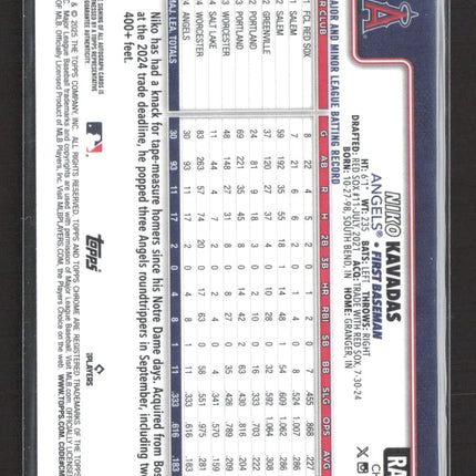 2025 Topps Chrome Niko Kavadas #RA-NK RC auto