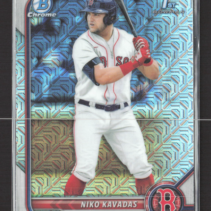 2022 Bowman Chrome Mojo Refractor Niko Kavadas #BCP-68 1st Bowman