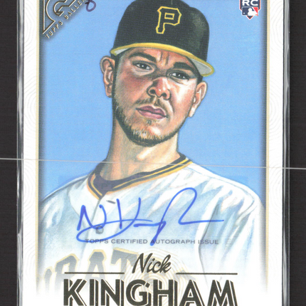 2018 Topps Gallery Nick Kingham #131 RC auto