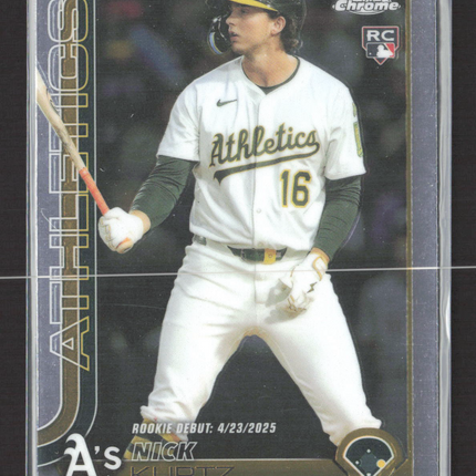 2025 Topps Chrome Nick Kurtz #USC180 RC
