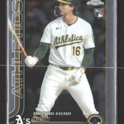 2025 Topps Chrome Nick Kurtz #USC180 RC