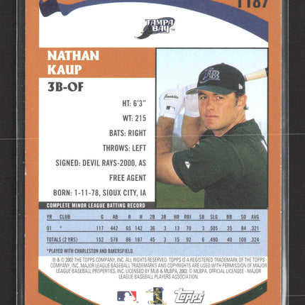 2002 Topps Nathan Kaup #T187