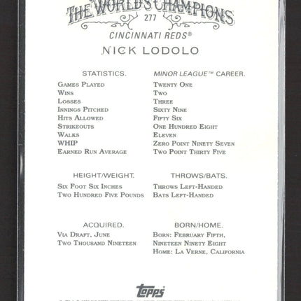 2022 Topps Allen & Ginter Nick Lodolo #277 RC