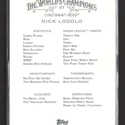 2022 Topps Allen & Ginter Nick Lodolo #277 RC