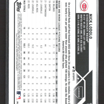 2023 Topps Chrome Nick Lodolo #154