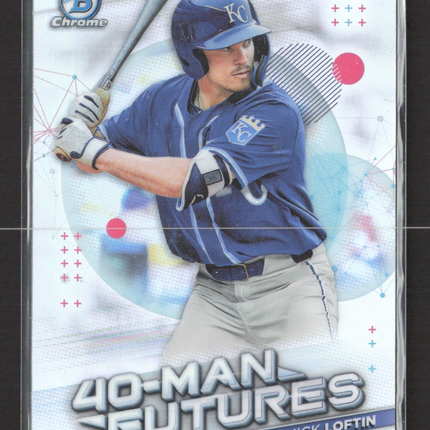 2021 Bowman Chrome 40-Man Futures Nick Loftin #FMF-26
