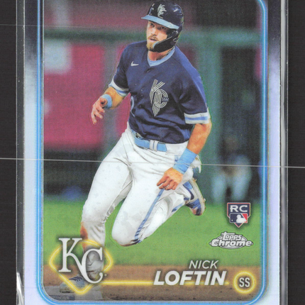2024 Topps Chrome Nick Loftin #183 Refractor RC